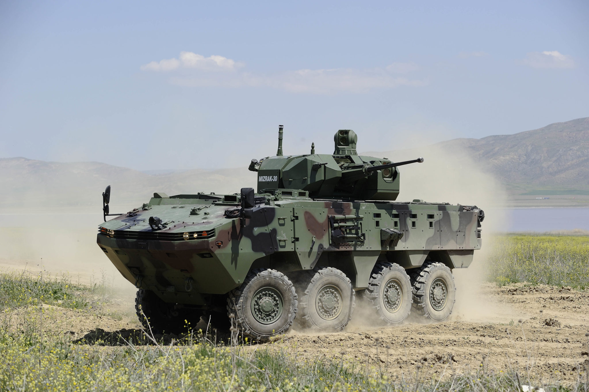 Otokar introduces its Electric Armored Vehicle “AKREP IIe” at IDEX