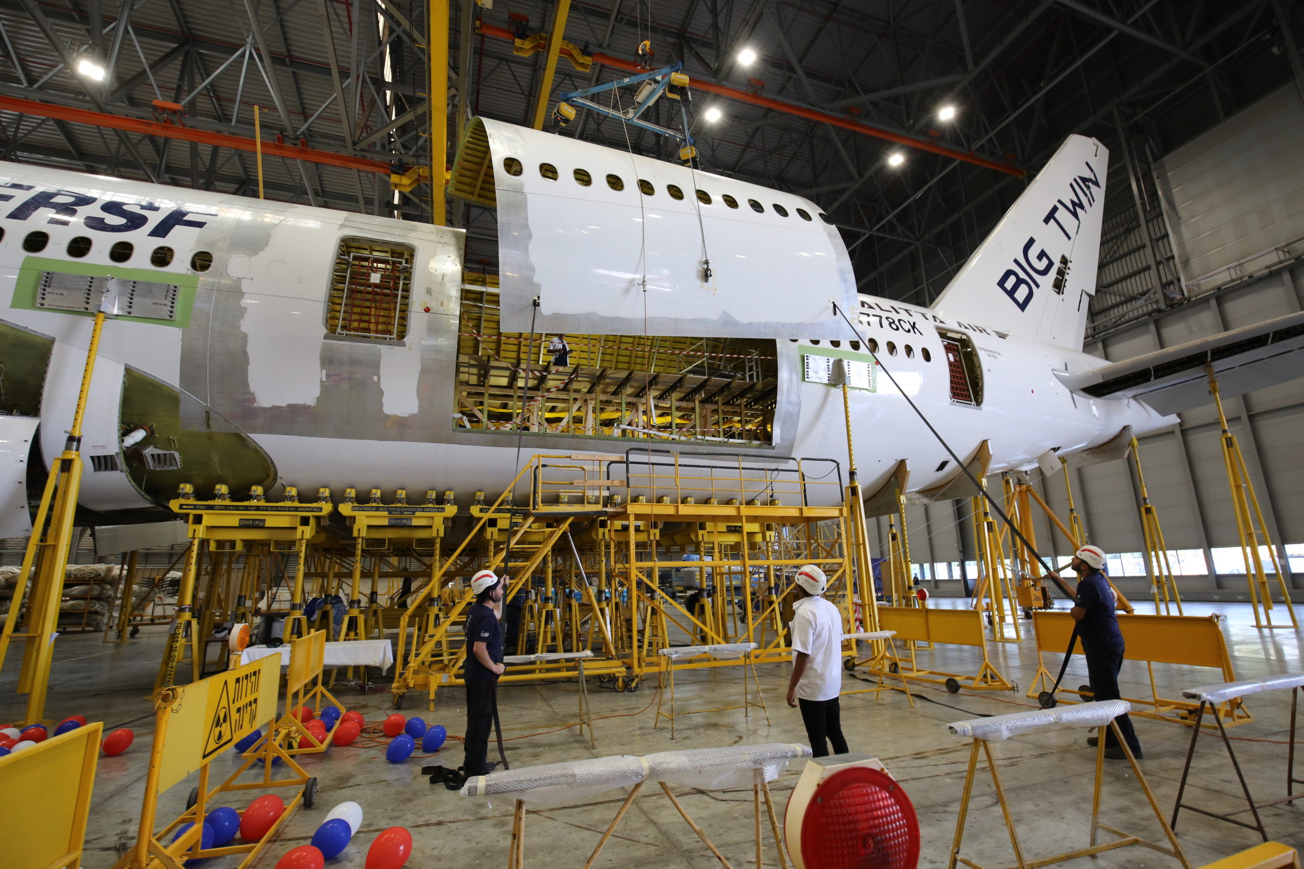 Cutting An Opening For The Cargo Door A Significant Milestone For Iai