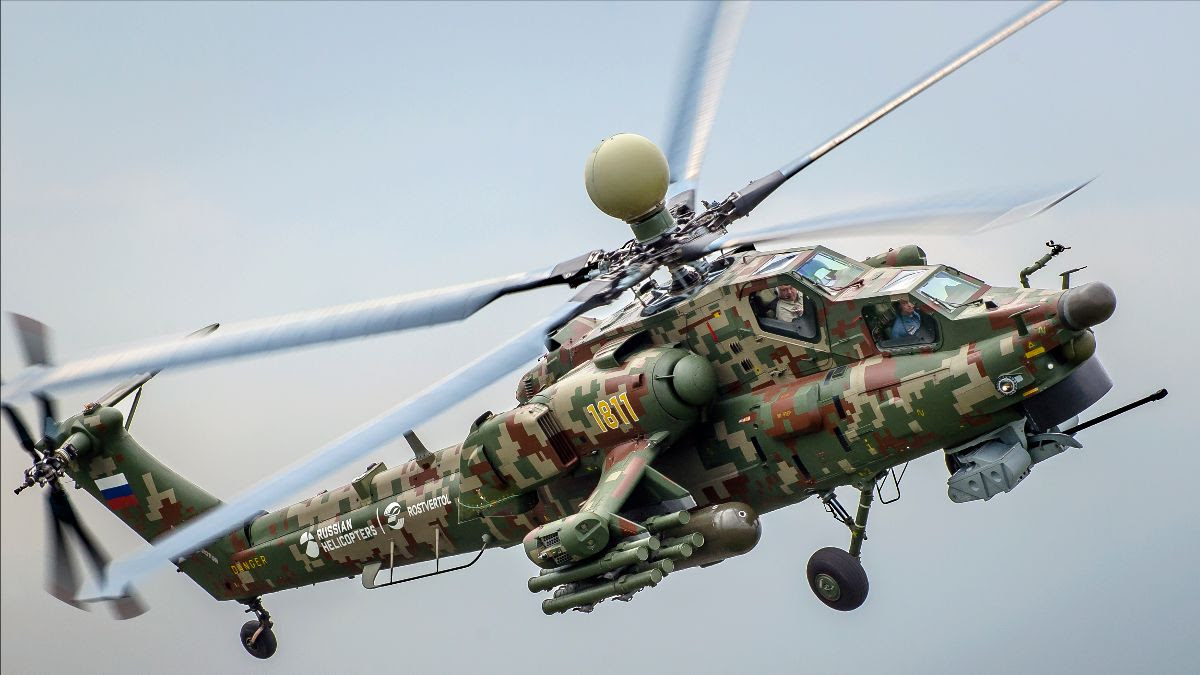 Mi-28NE attack helicopter made its first demonstration flight abroad -  Arabian Defence