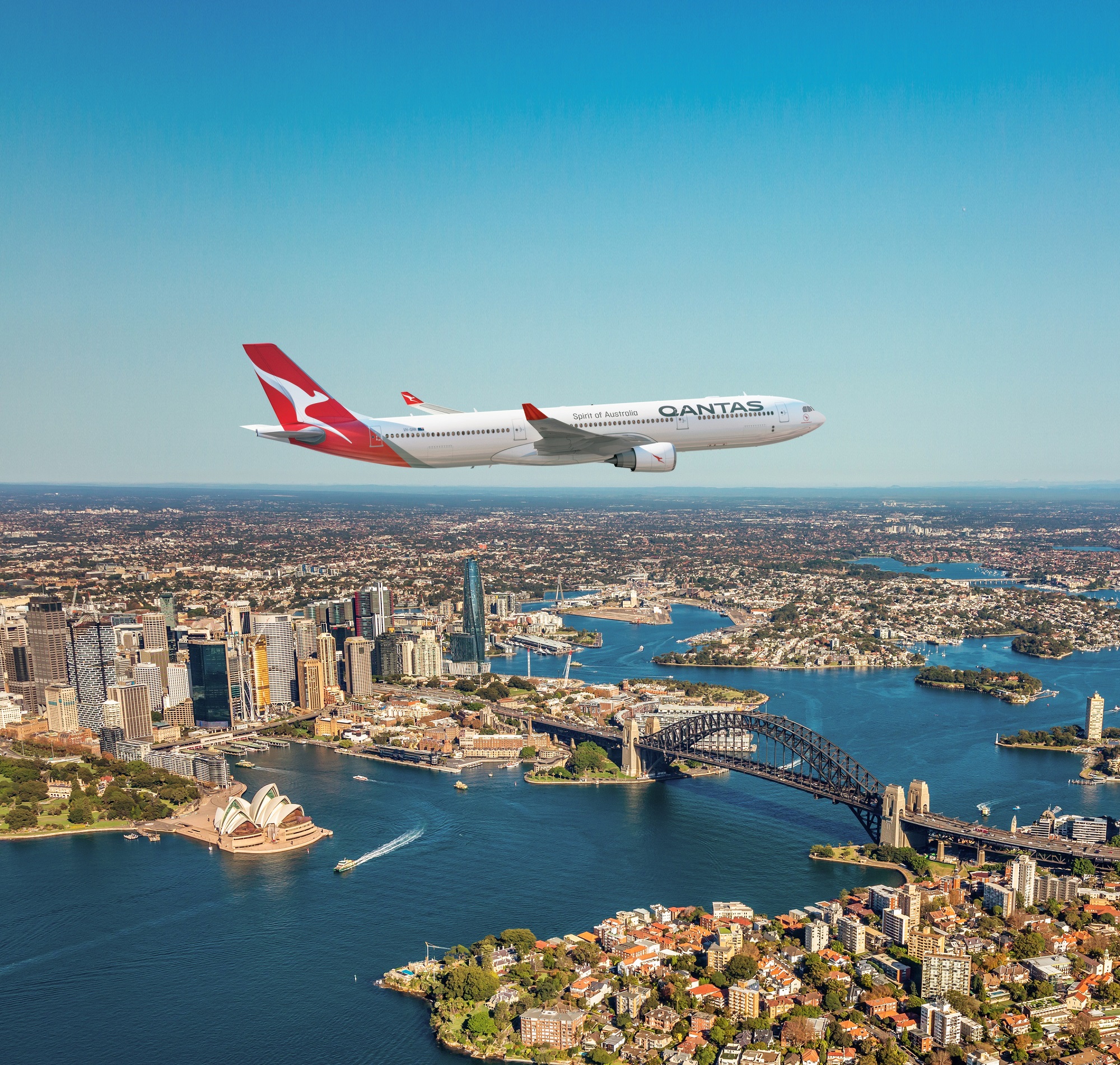 Bangalore to Sydney Qantas Flight Take Off Arabian Defence